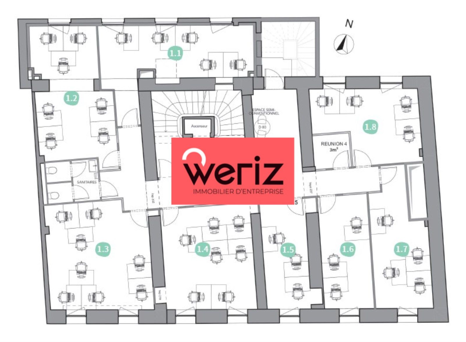 Location Coworking Marseille 7 13007