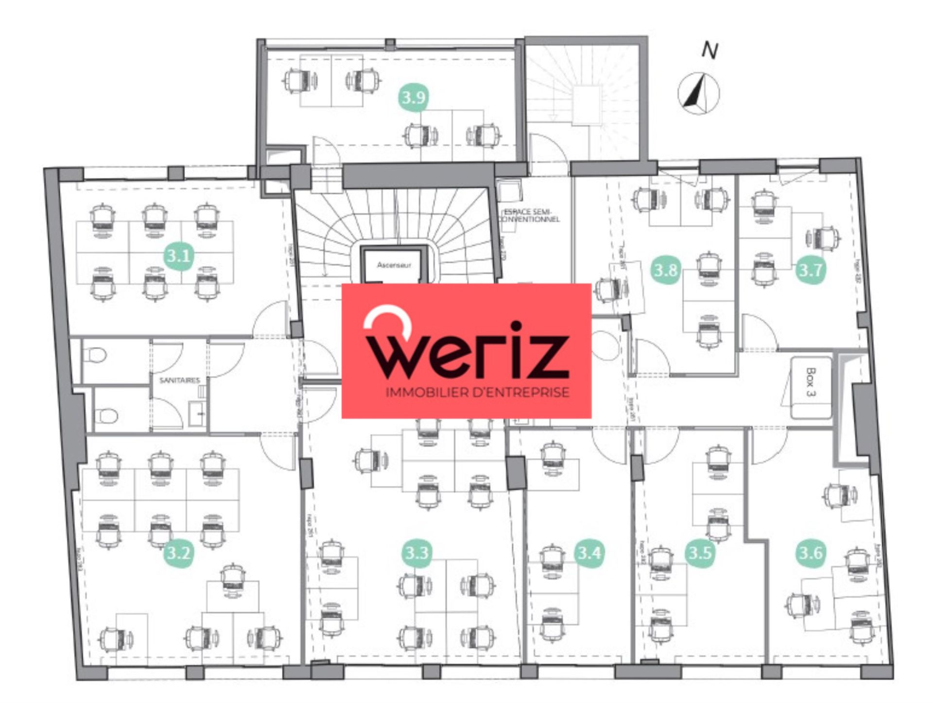 Location Coworking Marseille 7 13007