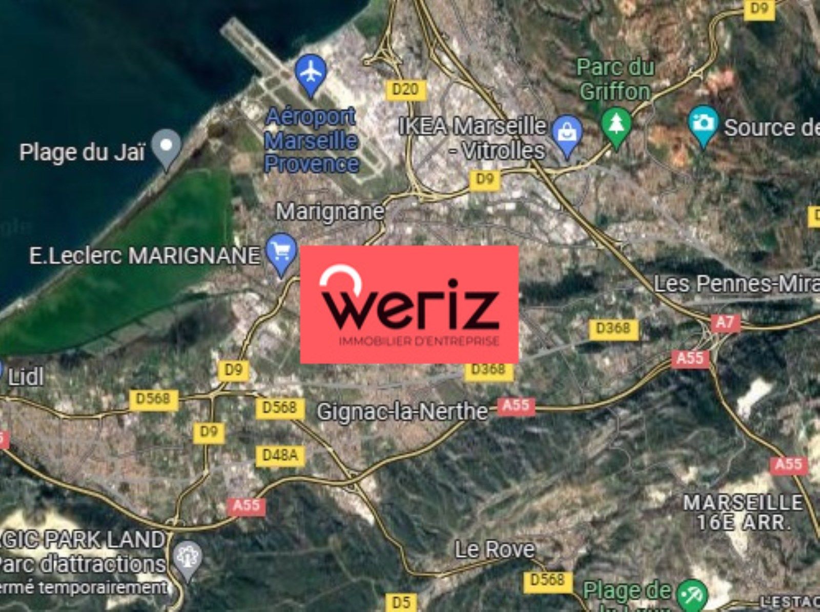 Location Entrepôt Gignac-la-Nerthe 13180