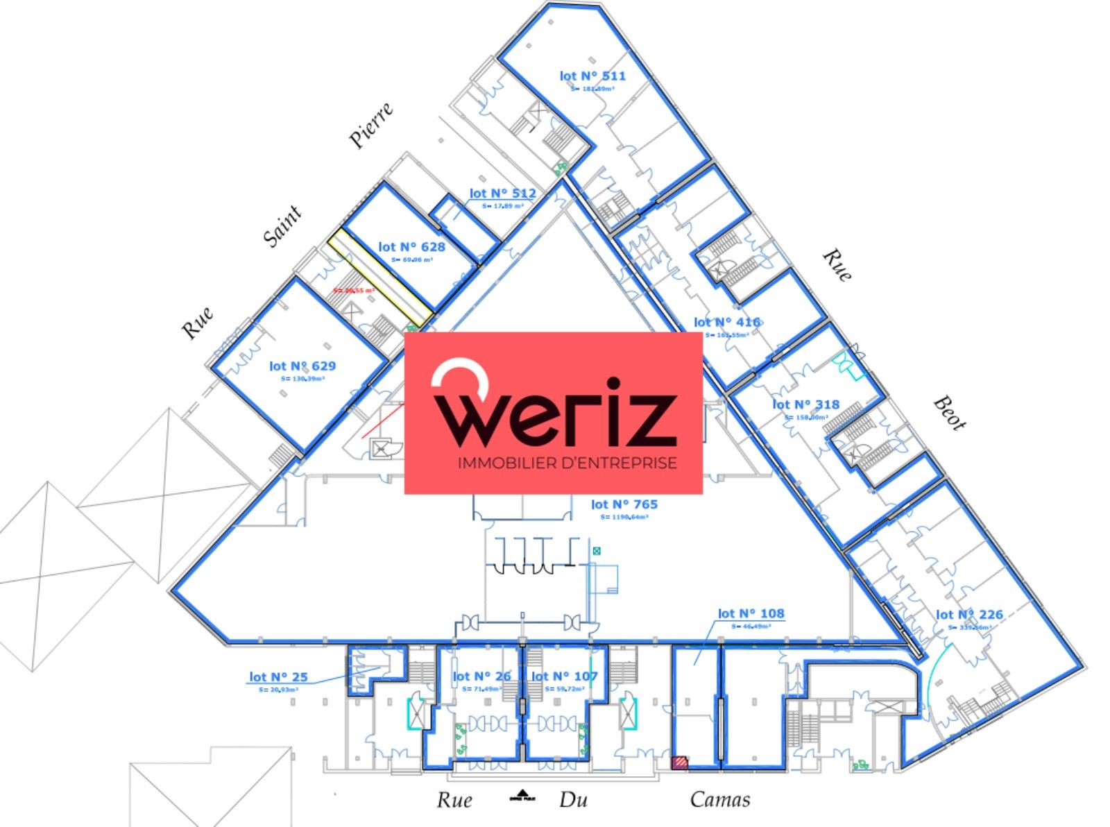 Location Bureaux Marseille 5 13005