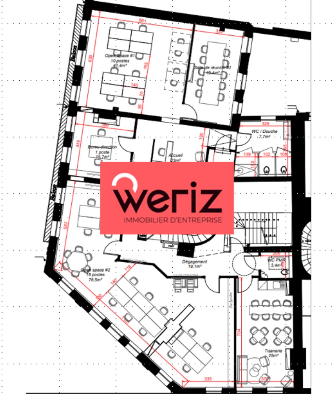 Location Bureaux Marseille 2 13002