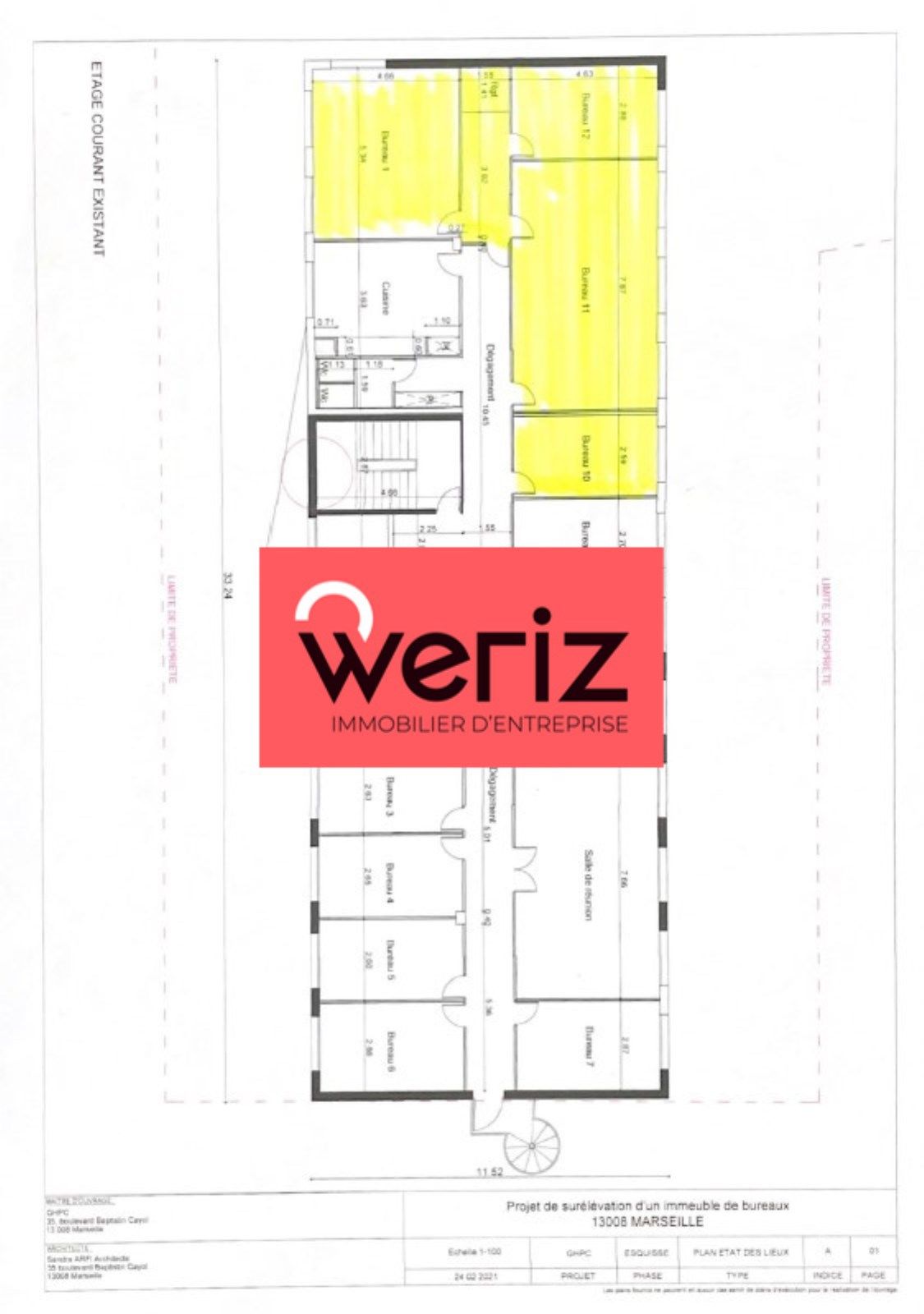 Location Bureaux Marseille 8 13008