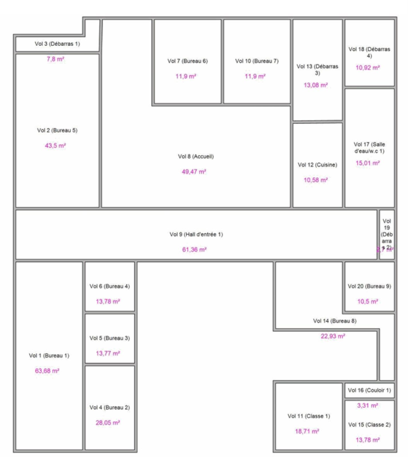 Vente Bureaux Marseille 1 13001