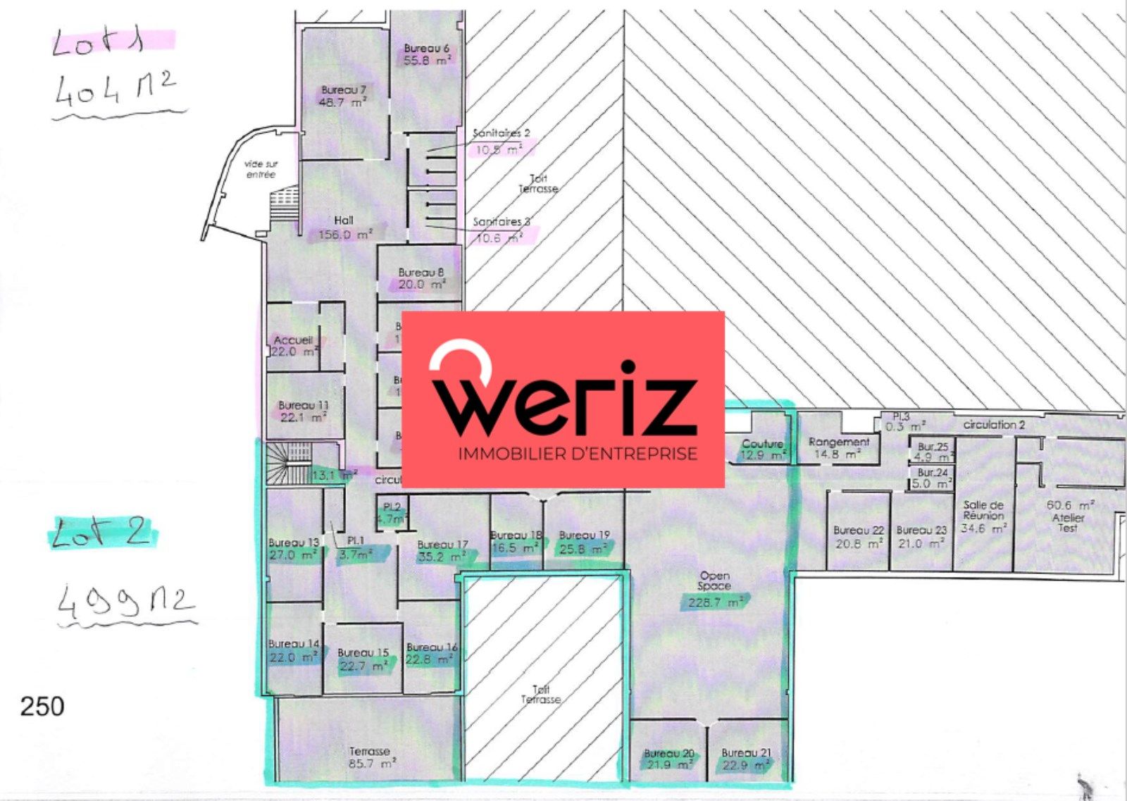 Location Bureaux Marseille 11 13011