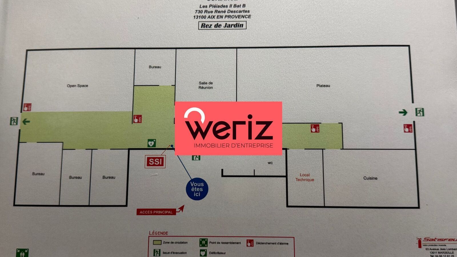 Location Bureaux Aix-en-Provence 13100