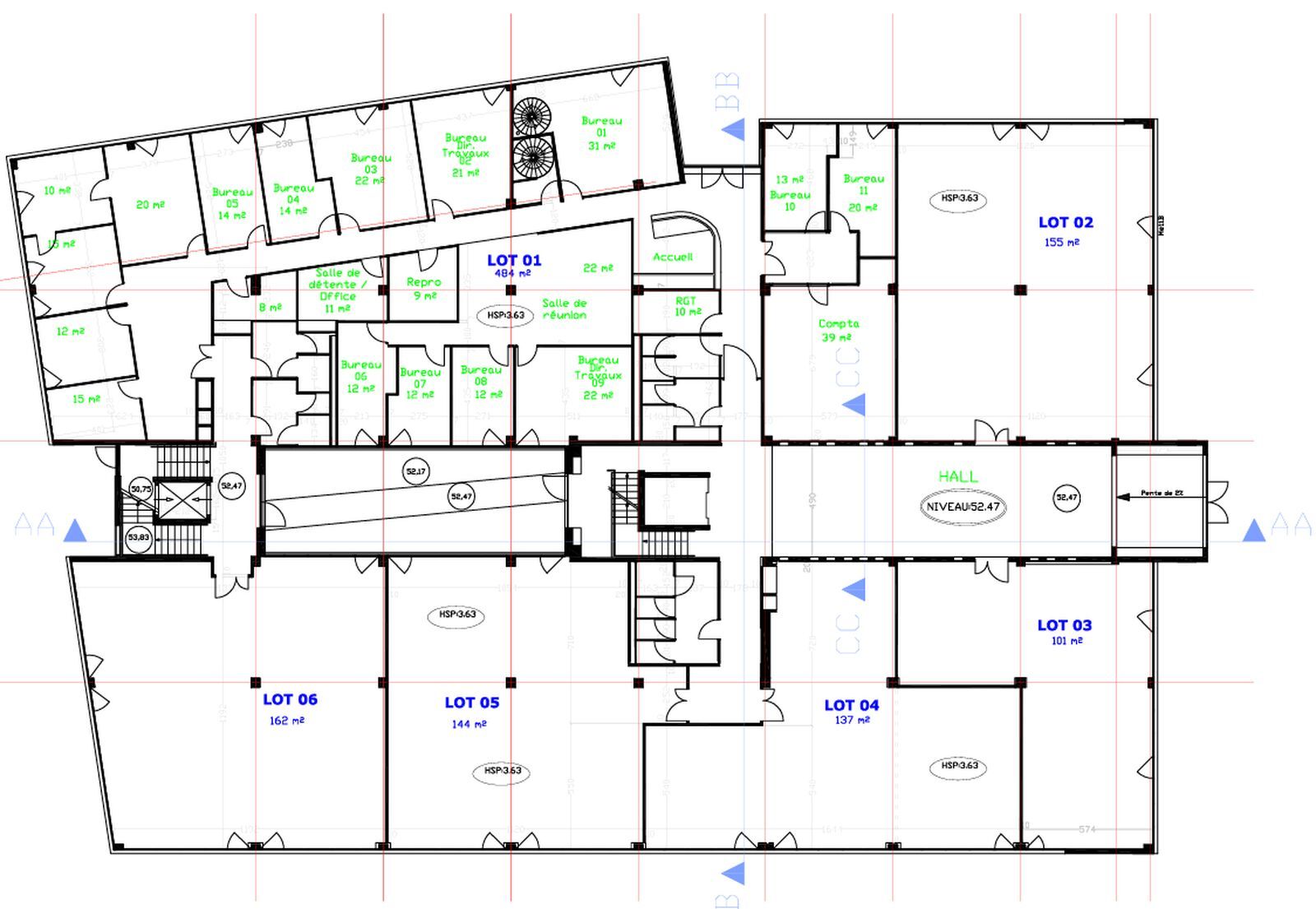 Location Bureaux Aix-en-Provence 13100