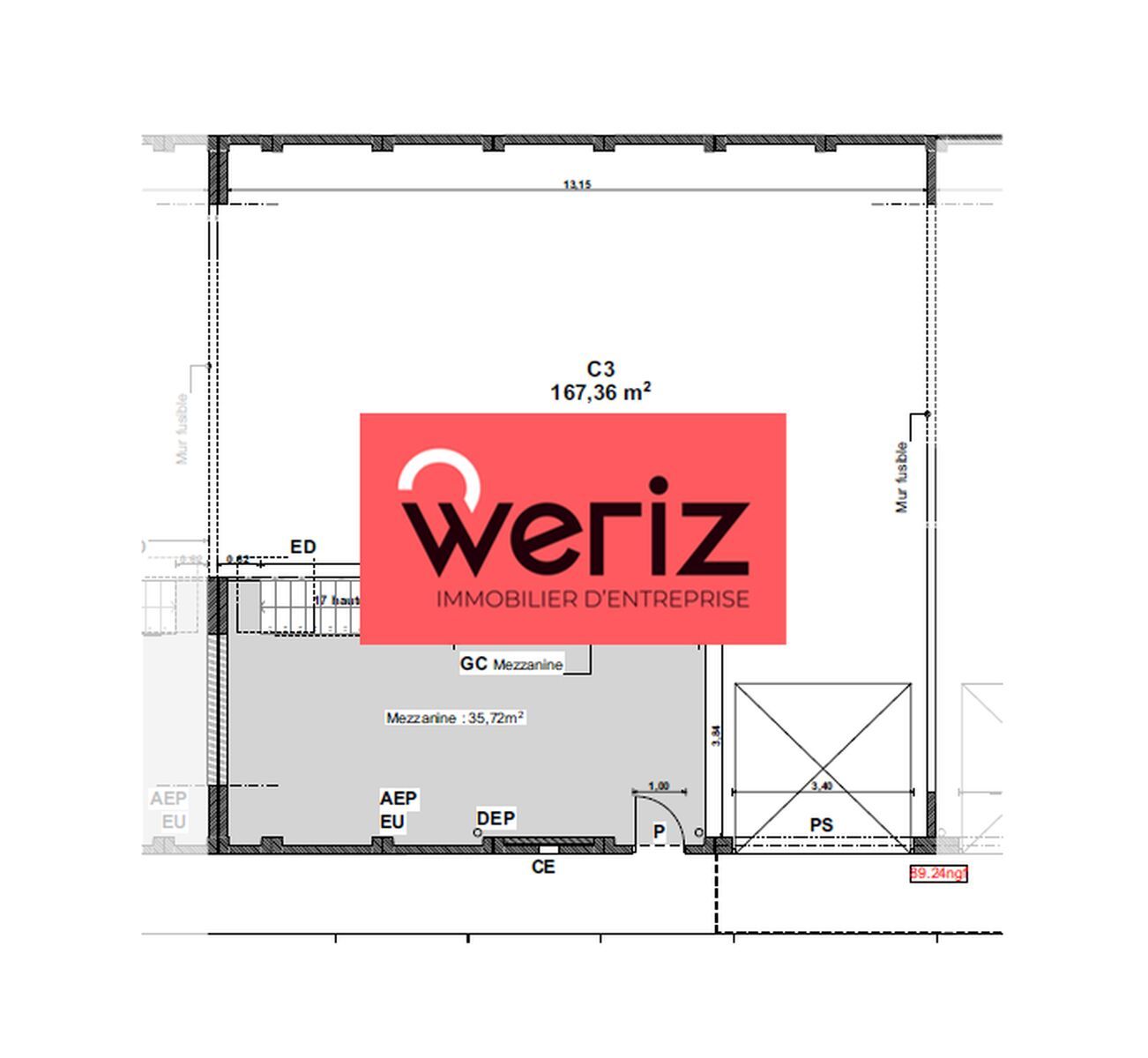 Vente Entrepôt Les Pennes-Mirabeau 13170