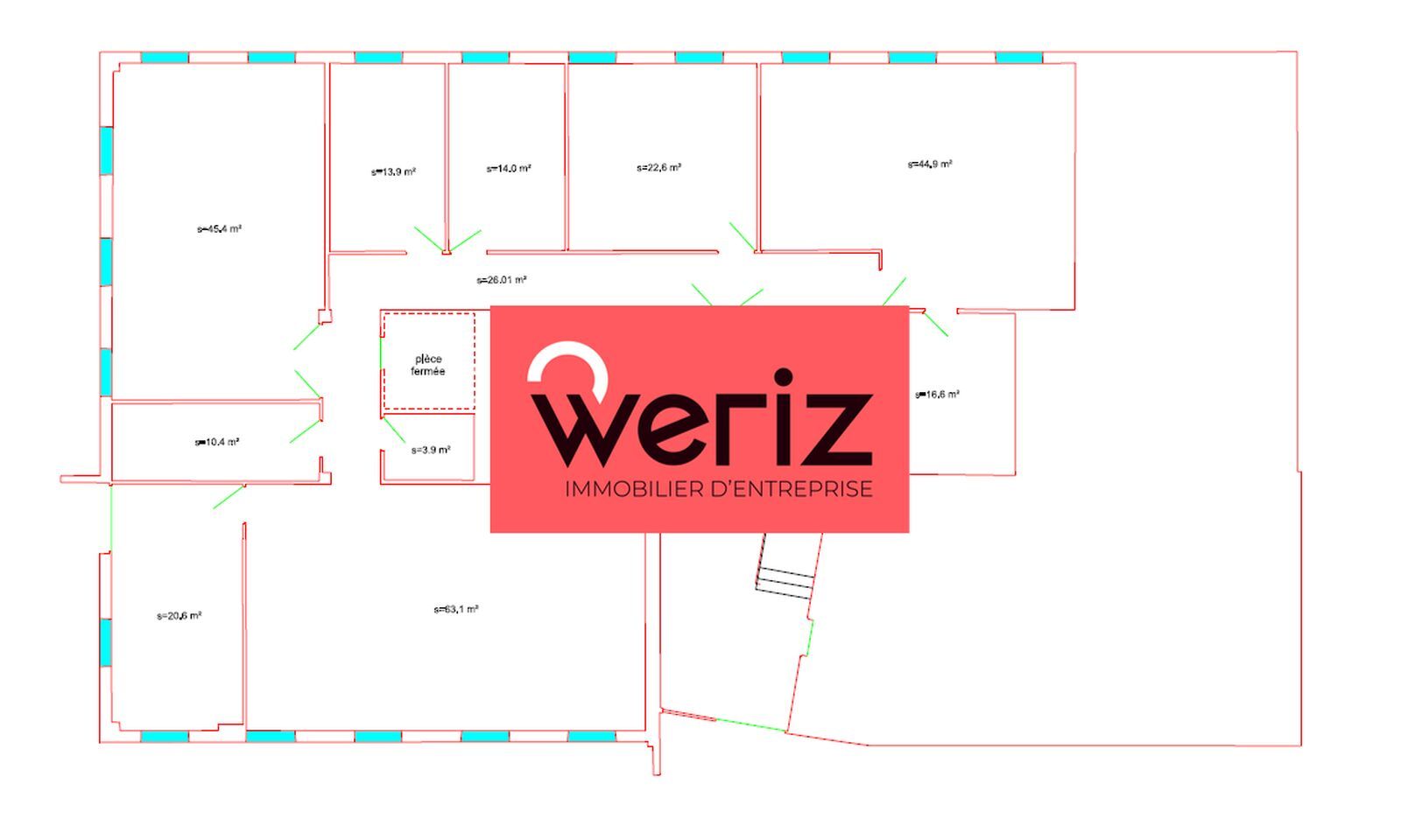 Location Bureaux Aix-en-Provence 13100