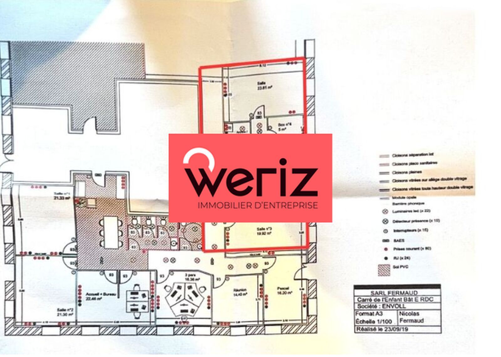 Vente Bureaux Aix-en-Provence 13100
