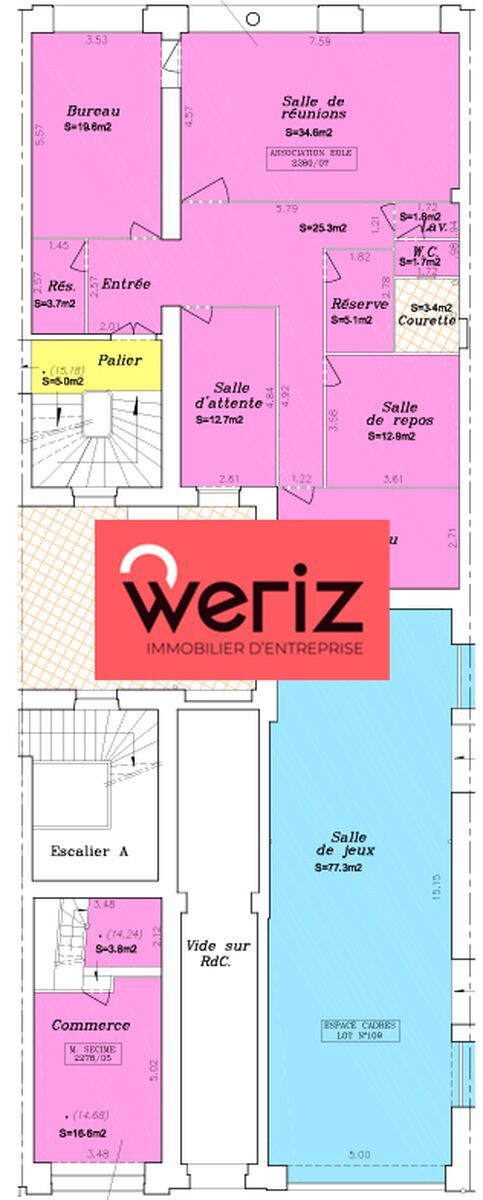 Location Bureaux Marseille 1 13001