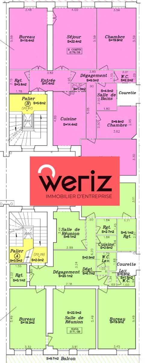 Location Bureaux Marseille 1 13001