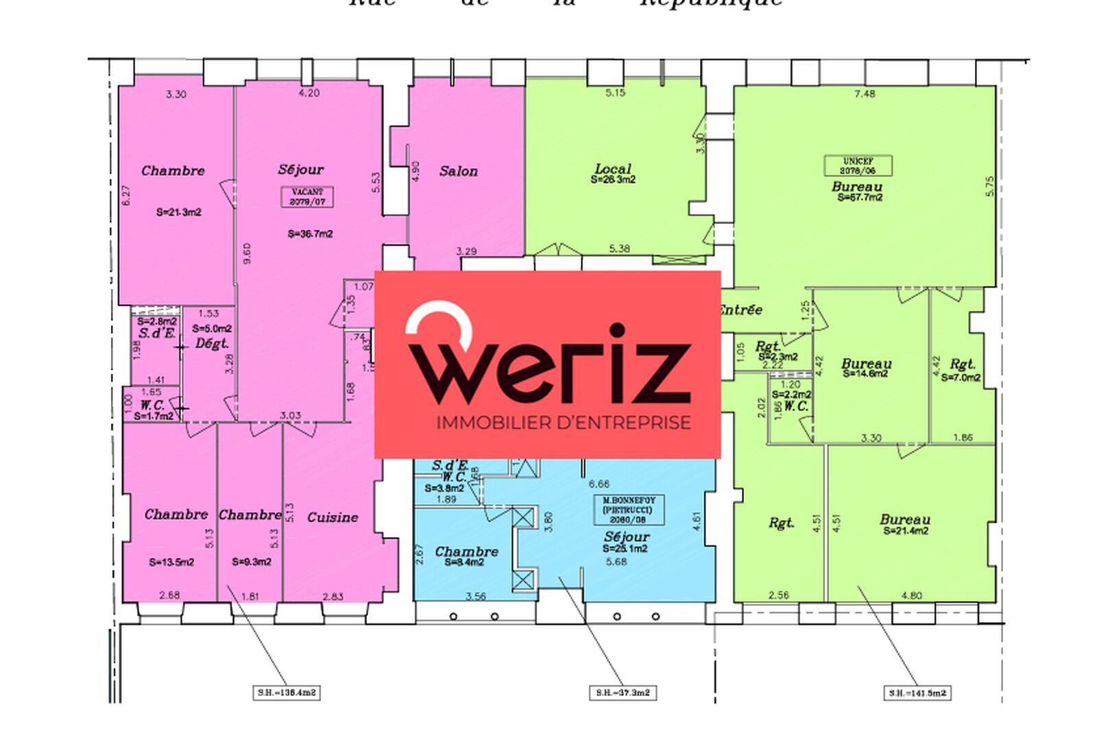 Location Bureaux Marseille 2 13002